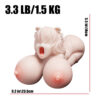 1.0 Fiona: Silicone Anime Sex Doll Hentai Masturbator, 1.5kg(3.3 lbs)