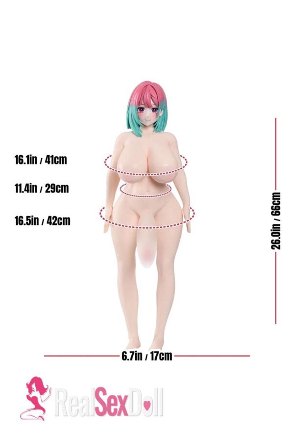 [Pre-order] 3.9kg (8.6 lbs) Silicone Futa Sex Doll Reiyu GuiGu