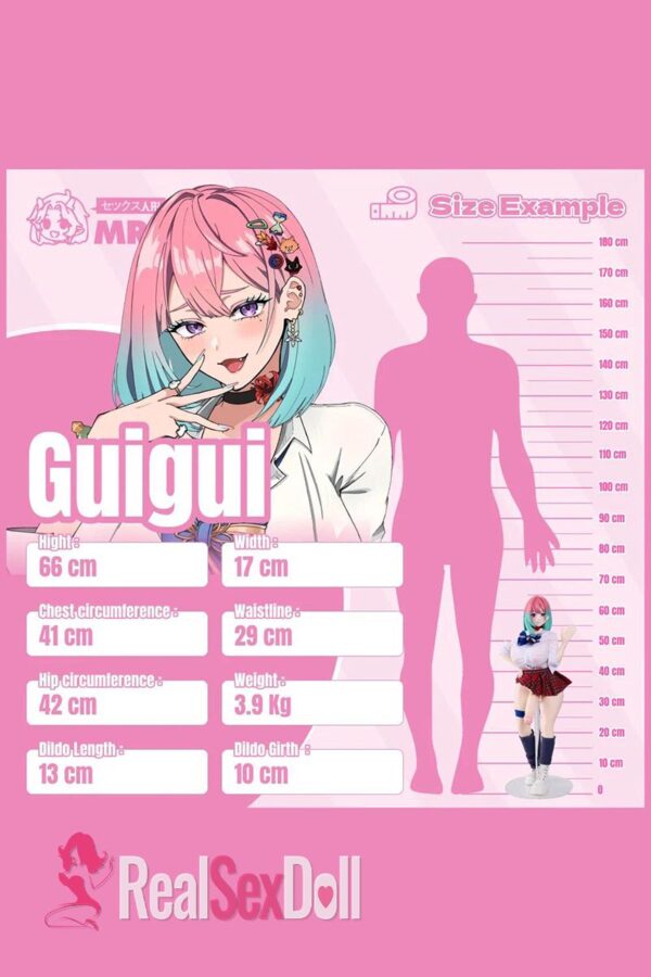 [Pre-order] 3.9kg (8.6 lbs) Silicone Futa Sex Doll Reiyu GuiGu