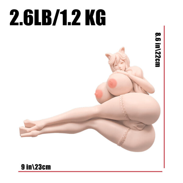 1.0 Yukiko: Silicone Hentai Sex Doll Male Masturbator, 1.45kg(32.2 lbs)